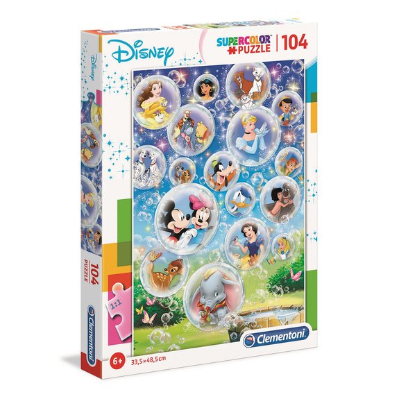 Puzzle Supercolor 104 pièces Disney Classic