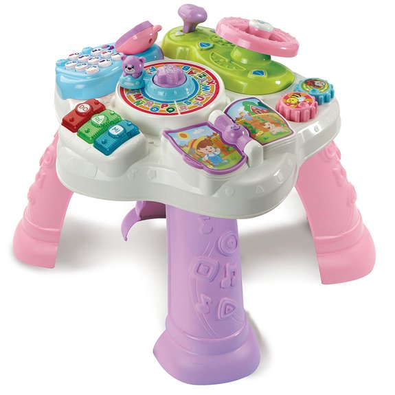 VTech Ma table d"'activités bilingue rose