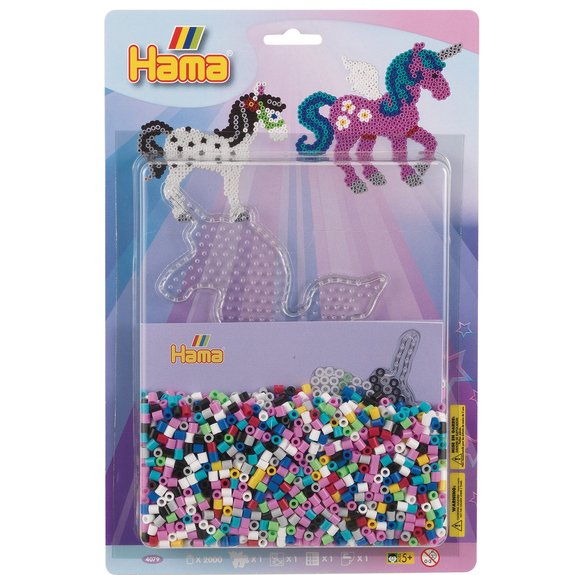 Plaque licorne Perles Hama