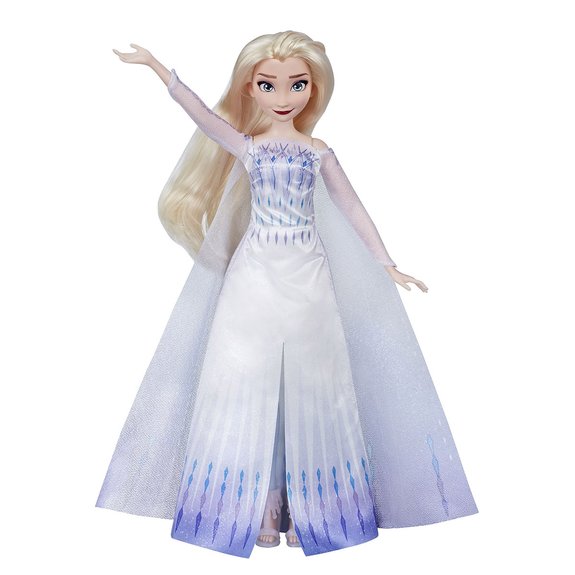 La Reine des Neiges : Poupée Elsa chantante en tenue de Reine