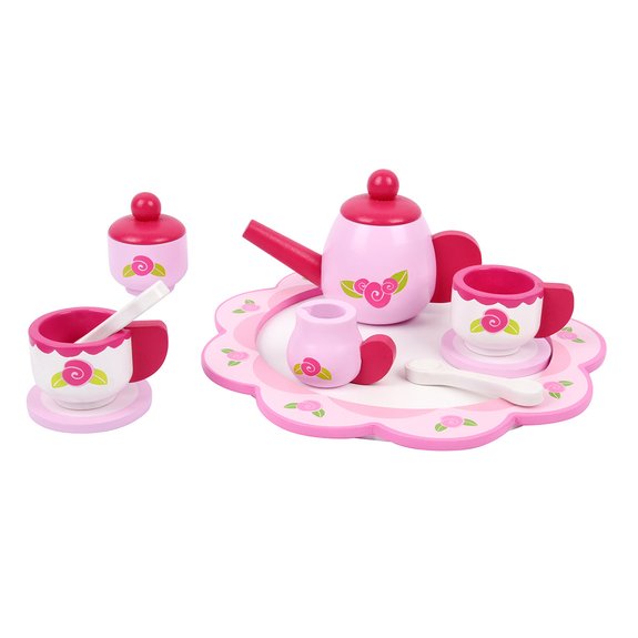 Service à thé fleurs