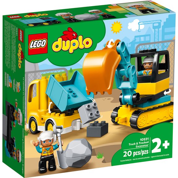 Le camion et la pelleteuse LEGO Duplo 10931