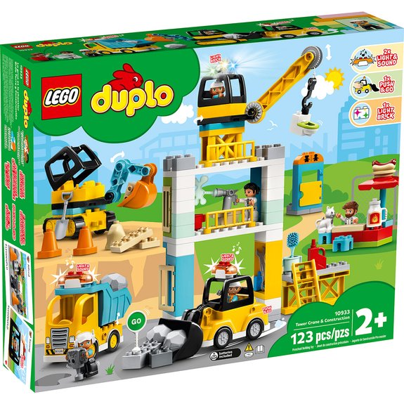 La grue et les engins de construction LEGO Duplo 10933