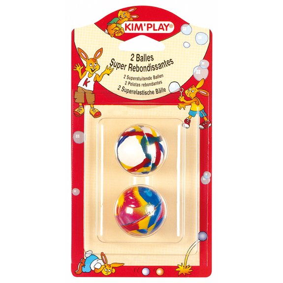 Balles super rebondissantes diamètre 38 mm