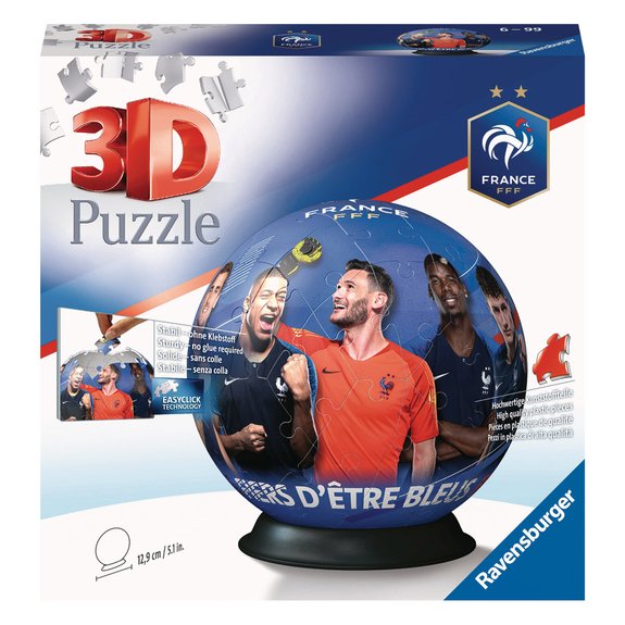 Puzzle 3D rond 72 pièces - Fédération Française de Football