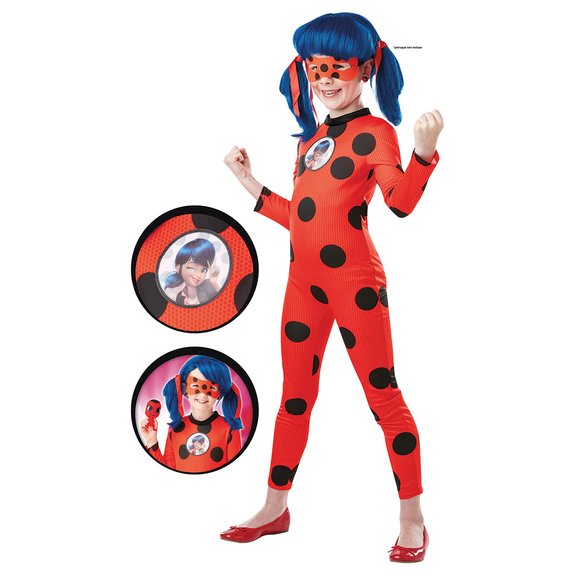 Déguisement Ladybug Taille L + Peluche Tikki