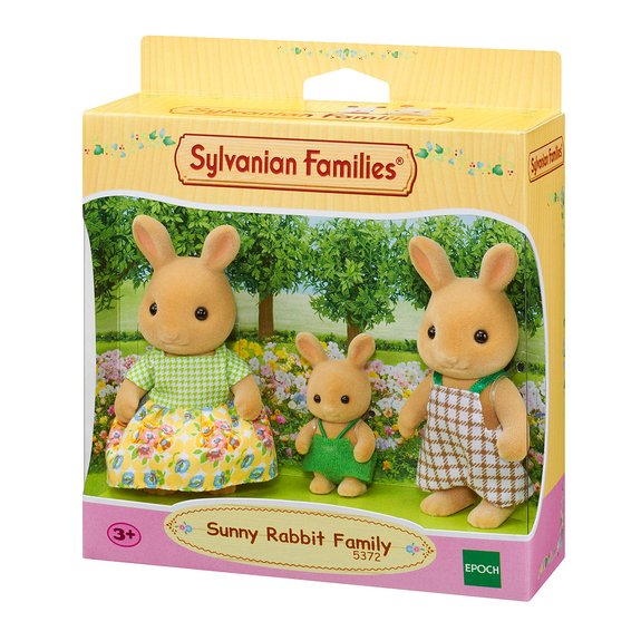 Sylvanian Families 5372 : La famille Lapin caramel