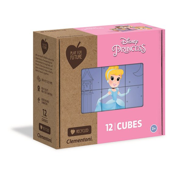 Play For Future - Puzzle 12 Cubes - Disney Princesses