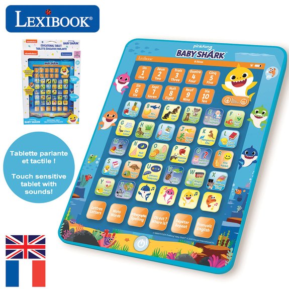 Tablette éducative tactile et bilingue Baby Shark