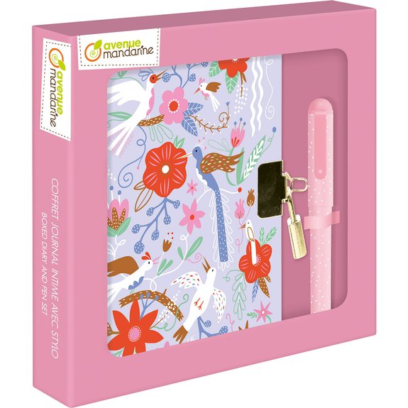 Coffret journal intime stylo