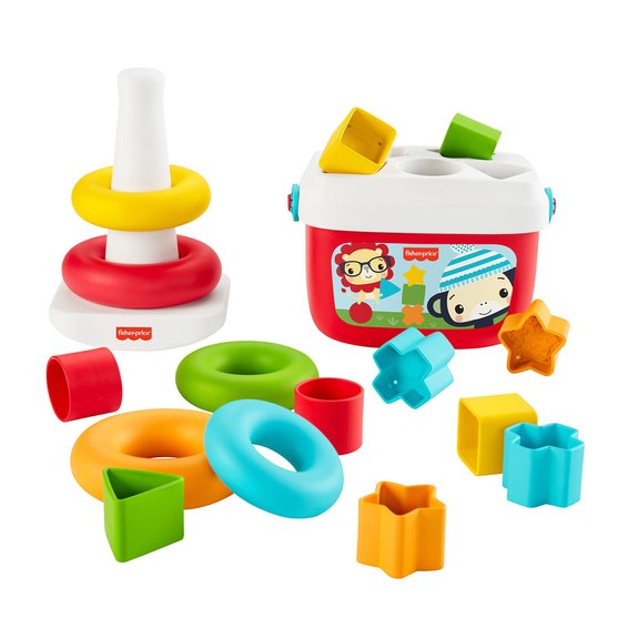 Fisher-Price - Premiers Blocs et Pyramide Arc-en-Ciel