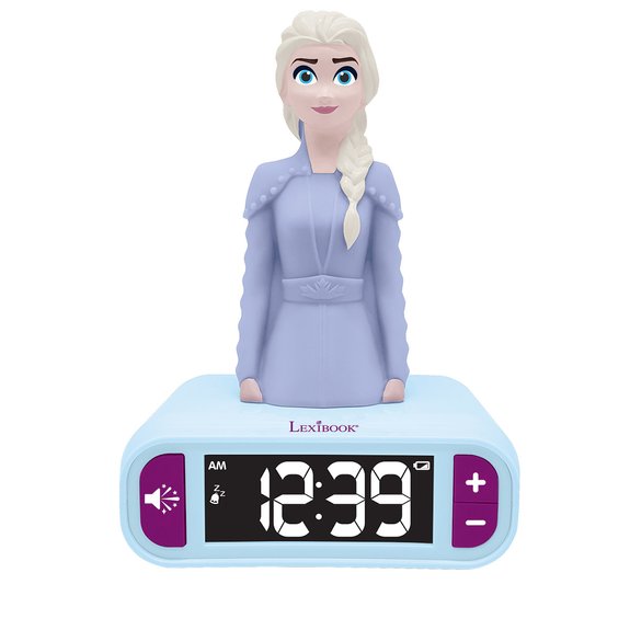 Réveil-Veilleuse 3D Elsa La Reine des Neiges 2