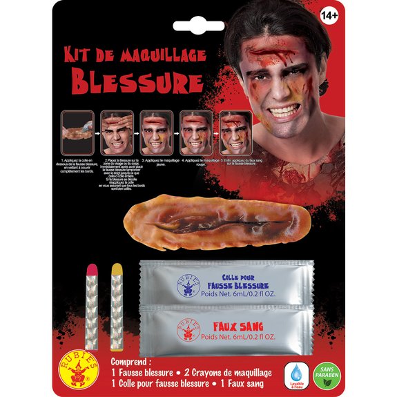 Kit de maquillage blessure