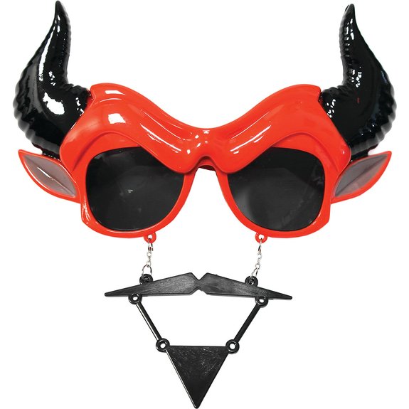 Lunettes et moustache de diable