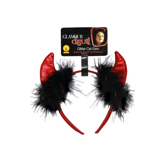 Serre-tête de diablesse rouge