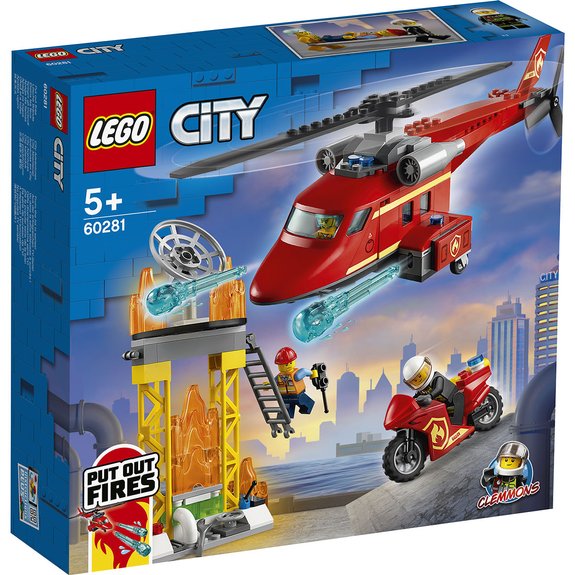 L'hélicoptère de secours des pompiers LEGO CITY 60281