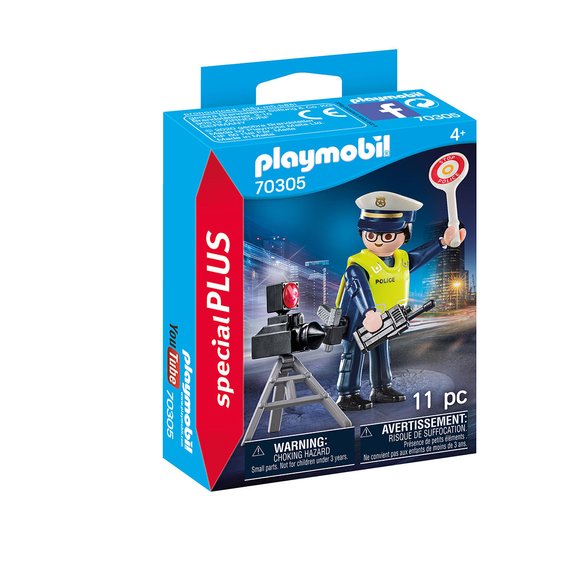 Playmobil Spécial Plus Policier avec radar 70305