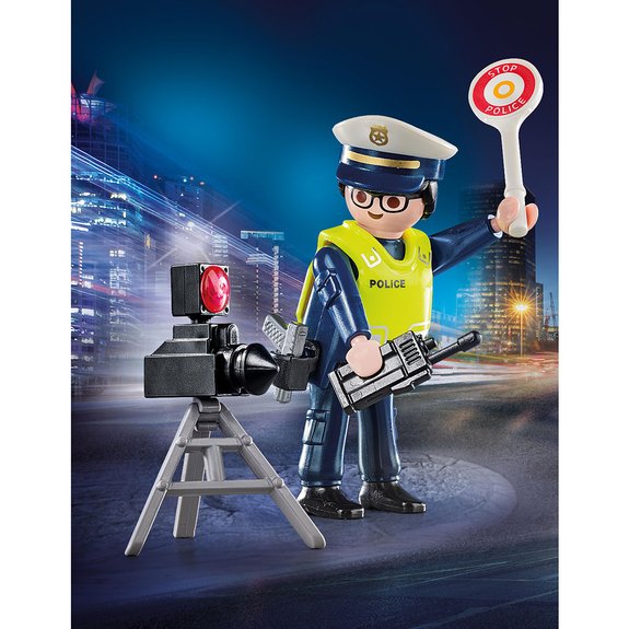 Playmobil Spécial Plus Policier avec radar 70305