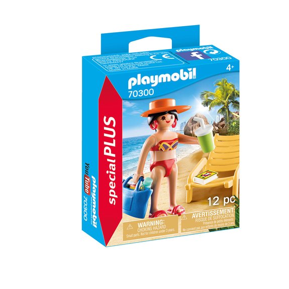 Playmobil Spécial Plus Vacancière avec Transat 70300