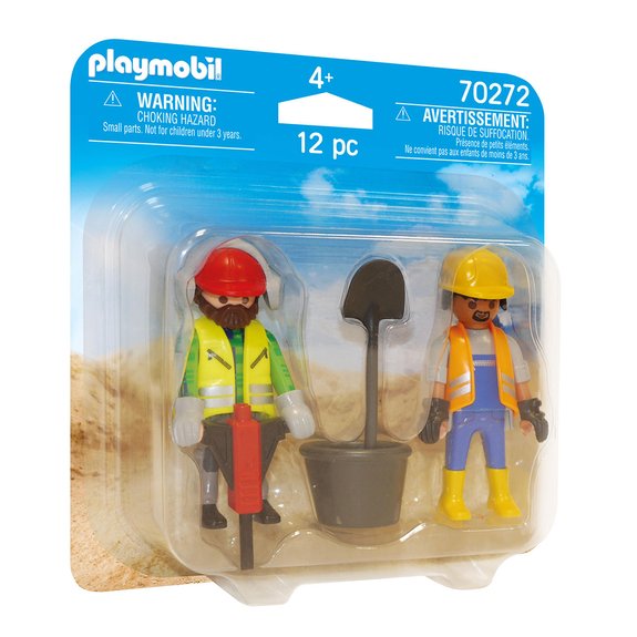 Playmobil Duo ouvriers de chantier 70272