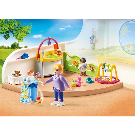 Playmobil bébé pour garderie crèche magasin city fife maison princesse école