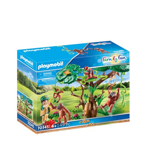 Orangs Outans avec grand arbre Playmobil Family Fun 70345