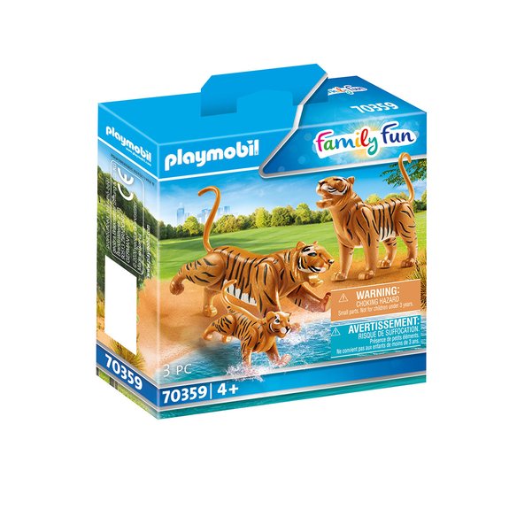 Couple de tigres avec bébé Playmobil Family Fun 70359