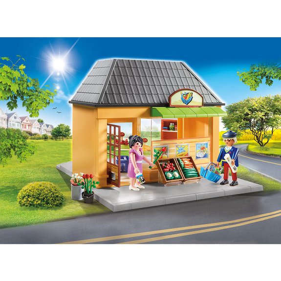 épicerie Playmobil City Life 70375