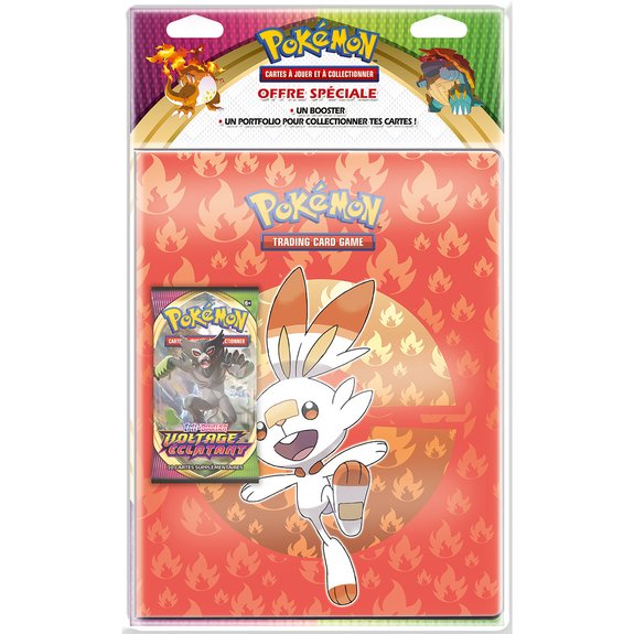 Pack cahier range-cartes Pokémon