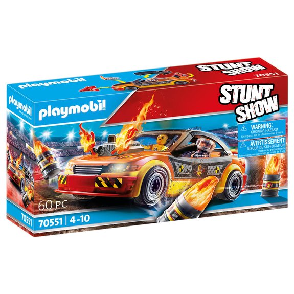 Stuntshow voiture crash Playmobil 70551
