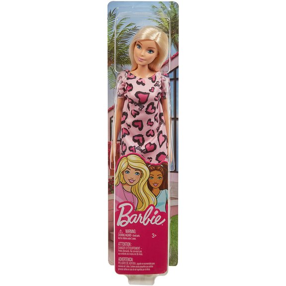 Barbie chic à robe rose