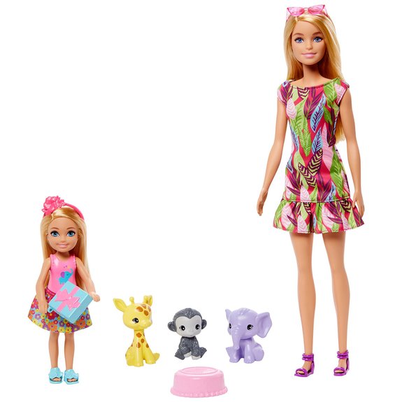 Coffret anniversaire Barbie et Chelsea