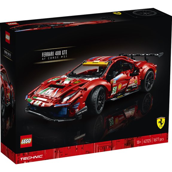 Ferrari 488 GTE AF Corse #51 LEGO Technic 42125