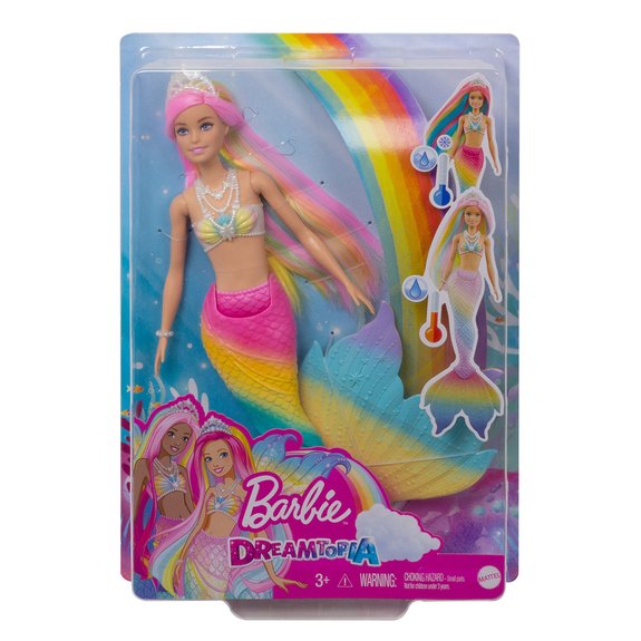 Barbie sirène magique arc-en-ciel