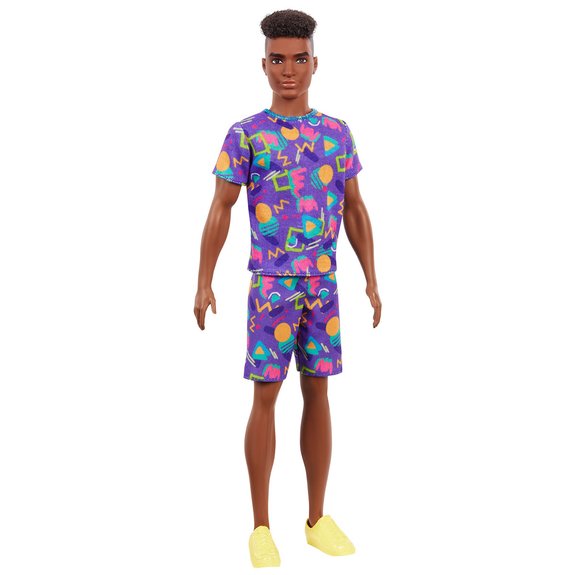 Barbie Ken Fashionista t-shirt motifs fluo