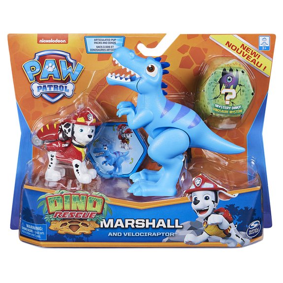 Pat' Patrouille - Pack 2 Figurines Dino Rescue