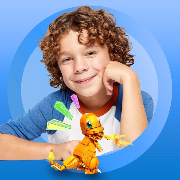 Pokémon - Figurine Salamèche articulée à construire