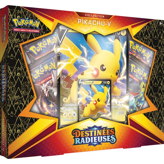 Coffret Pokémon 4 Boosters Destinées Radieuses