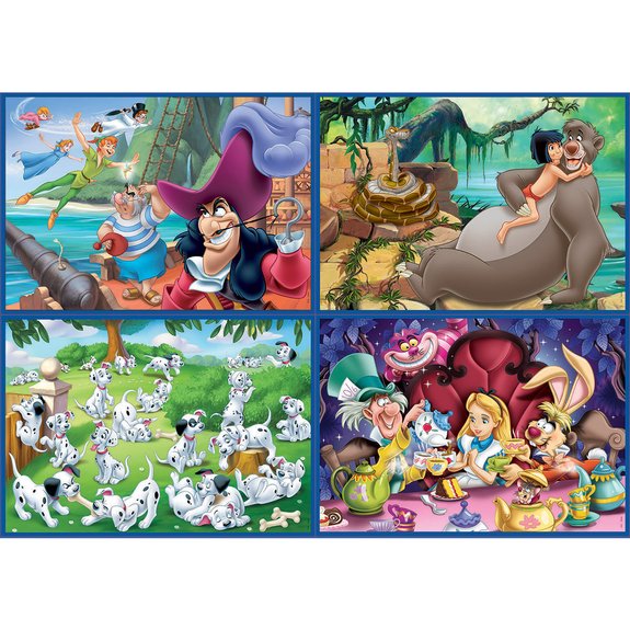 Multi 4 puzzles en 1 Classiques Disney