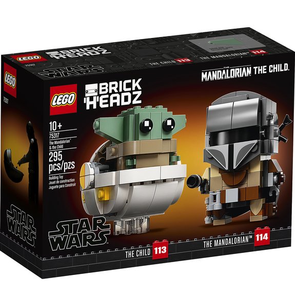 Le Mandalorien et lEnfant LEGO® BrickHeadz Star Wars 75317