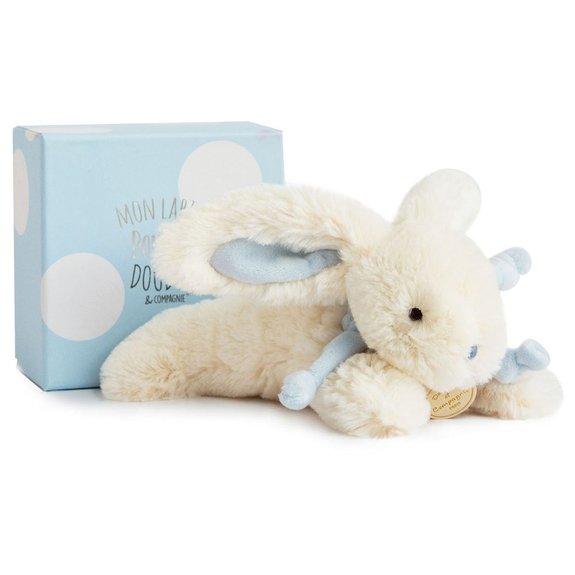 Doudou Lapin Bonbon bleu 20 cm