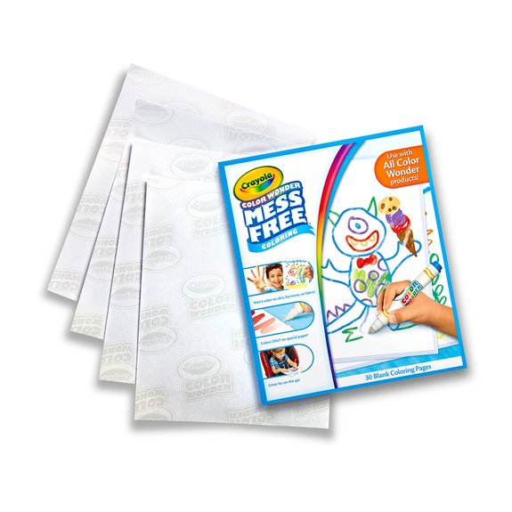 Color Wonder Recharche Feuilles Blanches