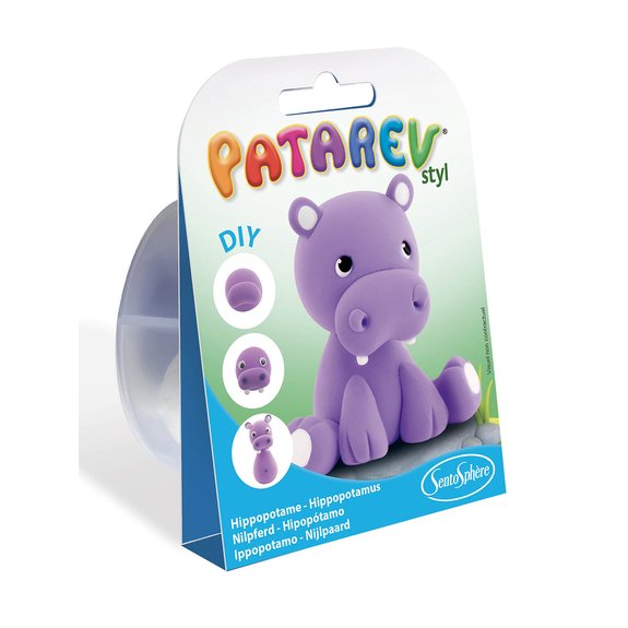 Pâte à modeler Patarev Pocket - Hippopotame