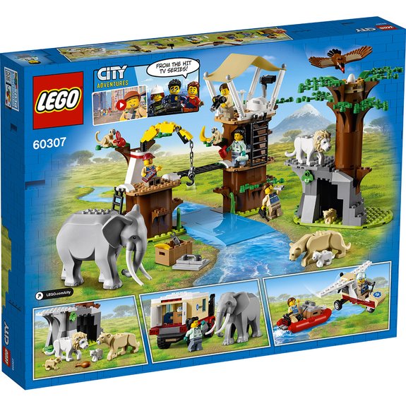 Le camp de sauvetage des animaux sauvages LEGO City 60307