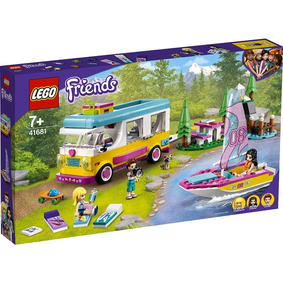 Le camping-car et le voilier de la forêt LEGO Friends 41681
