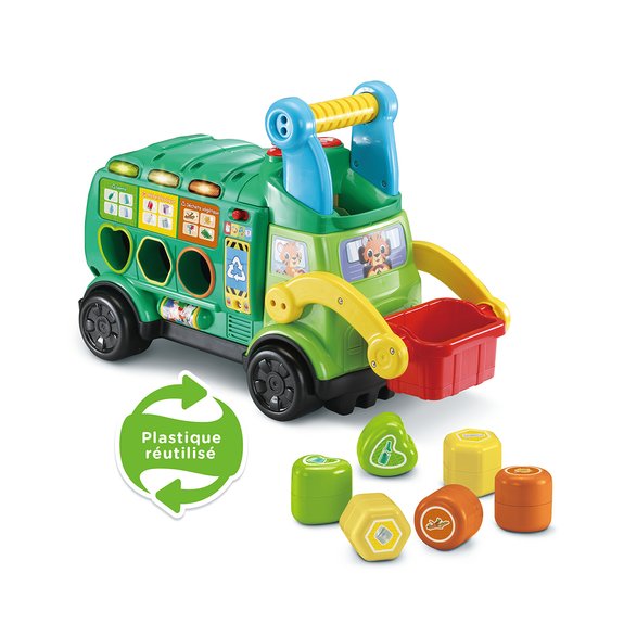 Maxi camion poubelle recyclo'formes