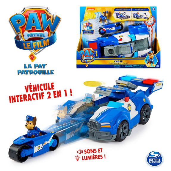 Véhicule transformable Chase La Pat'Patrouille