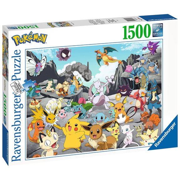 Ravensburger Puzzle 1500 pièces - Pokémon Classics