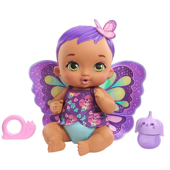 My Garden Baby - Bébé Papillon Violet Boit et Fait Pipi