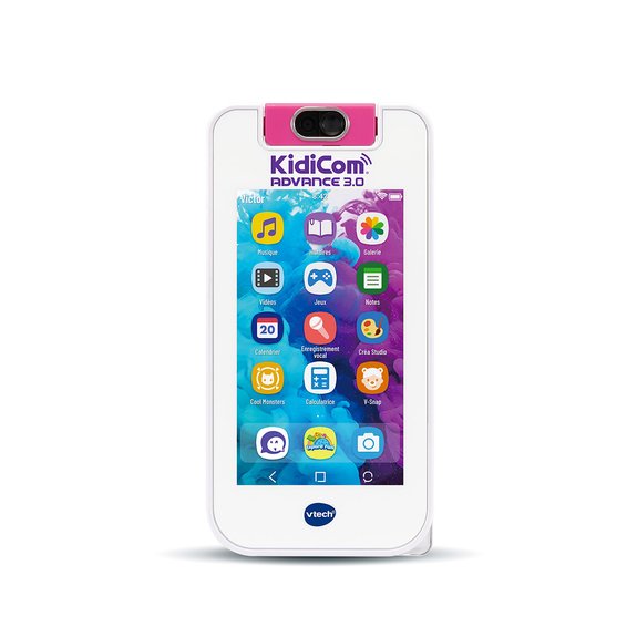 KidiCom Advance 3.0 Blanc et Rose
